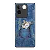 Kitty In Pocket iQOO Z7 Pro 5G Glass Back Cover Online