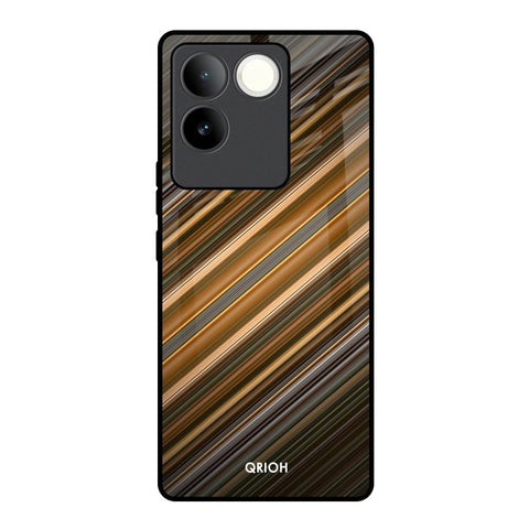 Diagonal Slash Pattern iQOO Z7 Pro 5G Glass Back Cover Online