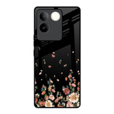 Floating Floral Print iQOO Z7 Pro 5G Glass Back Cover Online