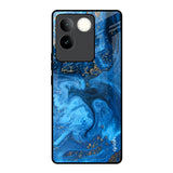 Gold Sprinkle iQOO Z7 Pro 5G Glass Back Cover Online
