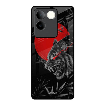 Red Moon Tiger iQOO Z7 Pro 5G Glass Back Cover Online