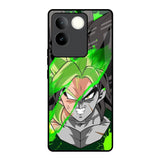 Anime Green Splash iQOO Z7 Pro 5G Glass Back Cover Online