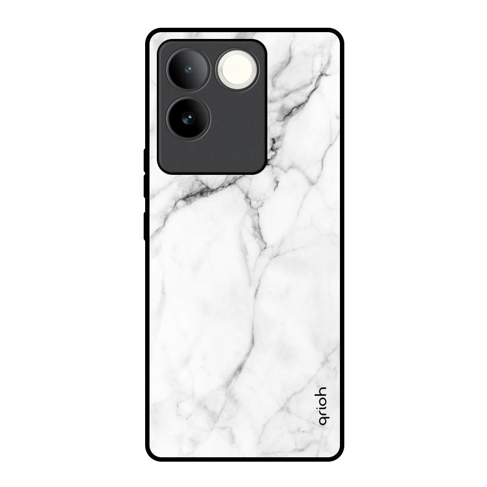 Modern White Marble iQOO Z7 Pro 5G Glass Back Cover Online