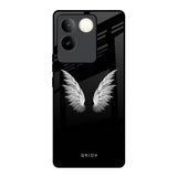 White Angel Wings iQOO Z7 Pro 5G Glass Back Cover Online