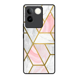 Geometrical Marble iQOO Z7 Pro 5G Glass Back Cover Online