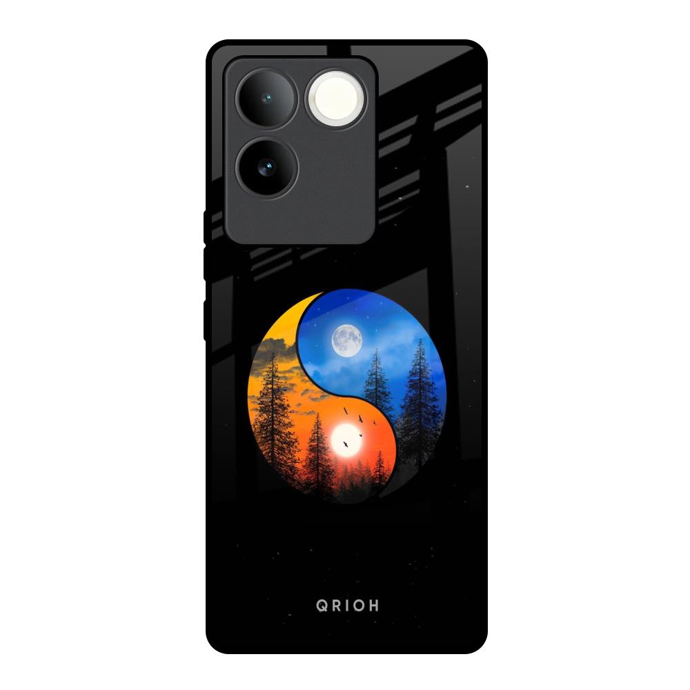 Yin Yang Balance iQOO Z7 Pro 5G Glass Back Cover Online