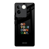 Go Your Own Way iQOO Z7 Pro 5G Glass Back Cover Online