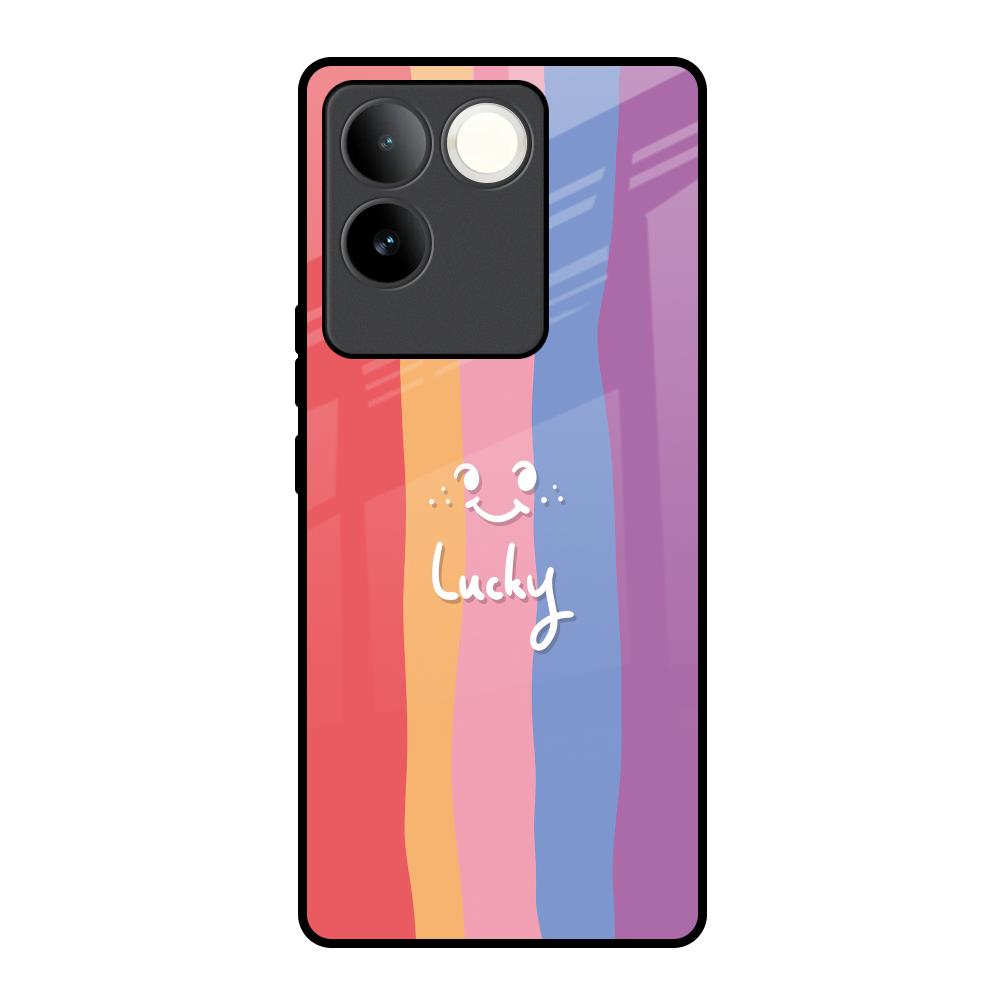 Lucky Abstract iQOO Z7 Pro 5G Glass Back Cover Online