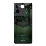 Green Leather iQOO Z7 Pro 5G Glass Back Cover Online