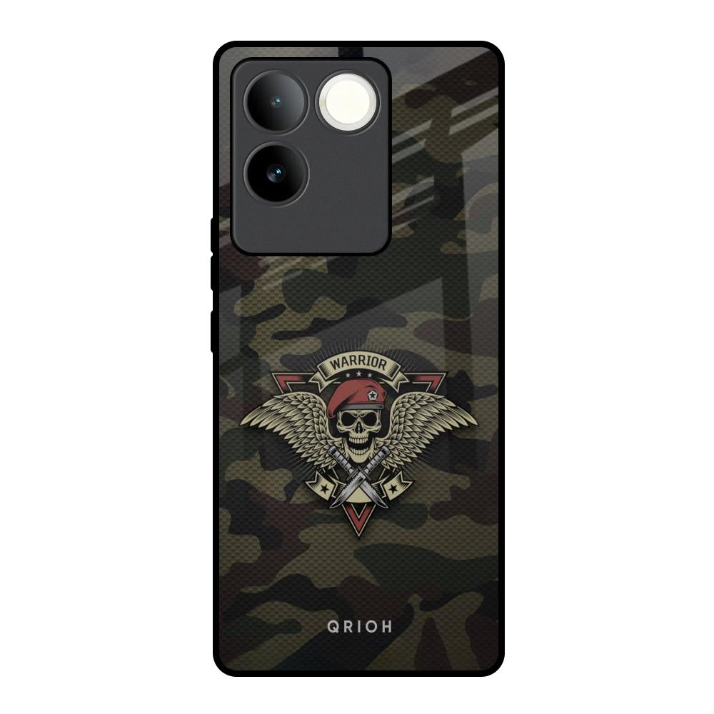 Army Warrior iQOO Z7 Pro 5G Glass Back Cover Online