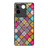 Multicolor Mandala iQOO Z7 Pro 5G Glass Back Cover Online