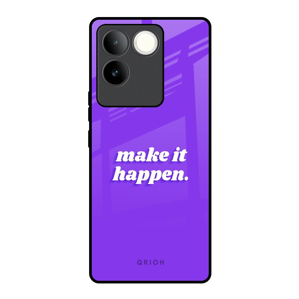 Make it Happen iQOO Z7 Pro 5G Glass Back Cover Online