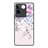 Elegant Floral iQOO Z7 Pro 5G Glass Back Cover Online