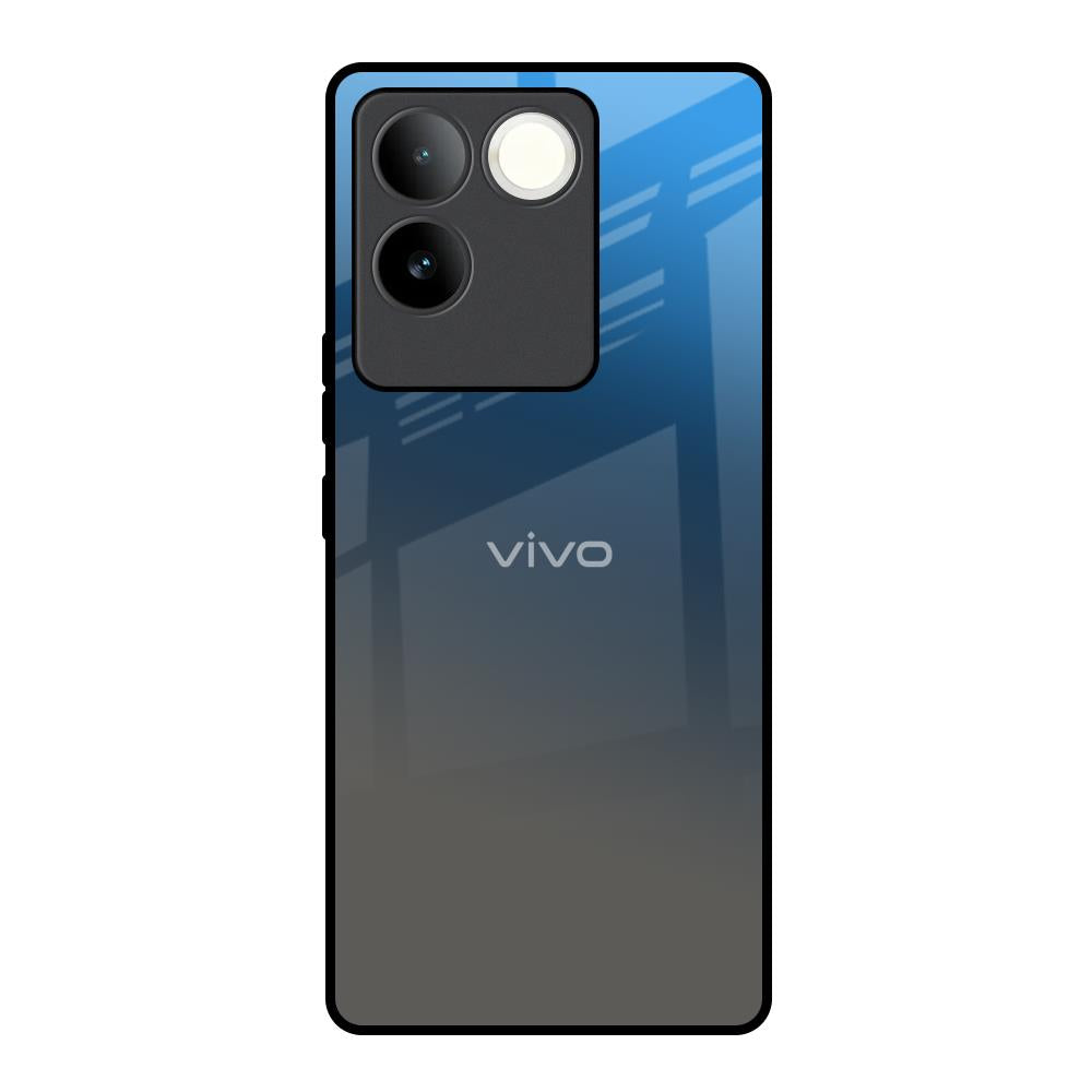 Blue Grey Ombre iQOO Z7 Pro 5G Glass Back Cover Online