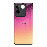 Geometric Pink Diamond iQOO Z7 Pro 5G Glass Back Cover Online