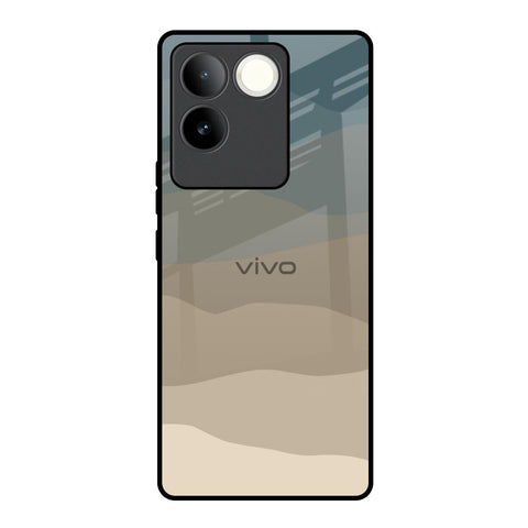 Abstract Mountain Pattern iQOO Z7 Pro 5G Glass Back Cover Online