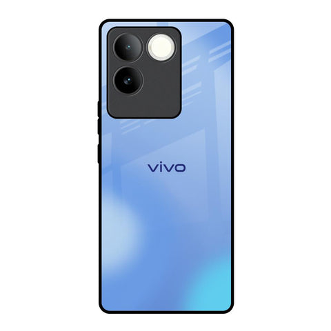 Vibrant Blue Texture iQOO Z7 Pro 5G Glass Back Cover Online