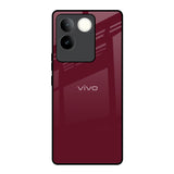 Classic Burgundy iQOO Z7 Pro 5G Glass Back Cover Online