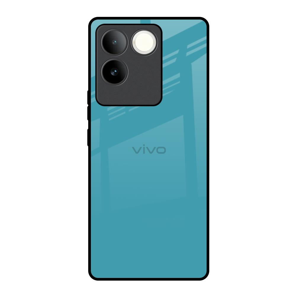 Oceanic Turquiose iQOO Z7 Pro 5G Glass Back Cover Online
