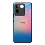 Blue & Pink Ombre iQOO Z7 Pro 5G Glass Back Cover Online