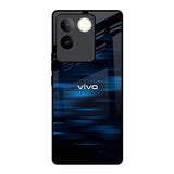 Blue Rough Abstract iQOO Z7 Pro 5G Glass Back Cover Online