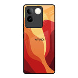 Magma Color Pattern iQOO Z7 Pro 5G Glass Back Cover Online