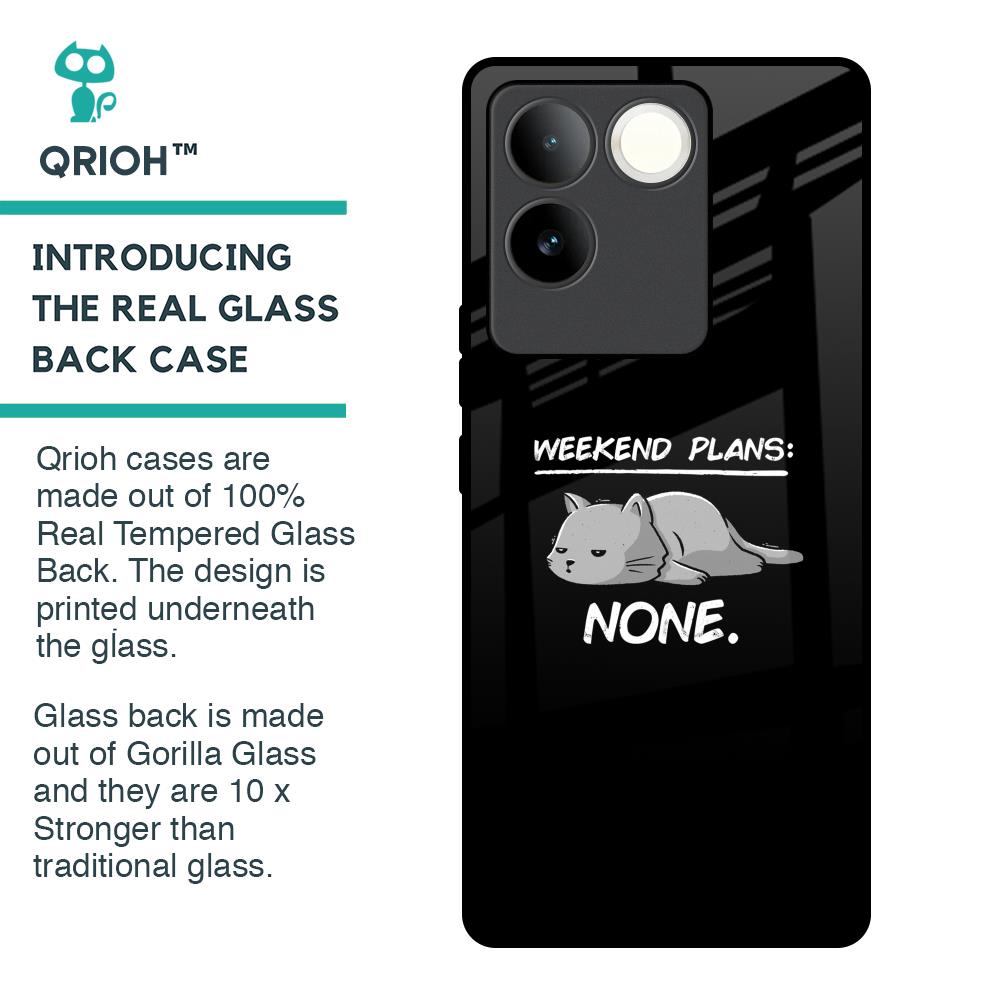 Weekend Plans Glass Case for iQOO Z7 Pro 5G