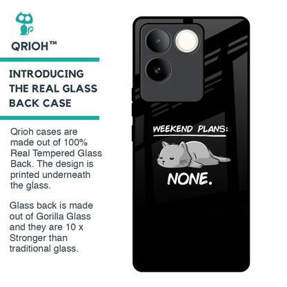 Weekend Plans Glass Case for iQOO Z7 Pro 5G