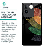 Colorful Leaves Glass Case for iQOO Z7 Pro 5G