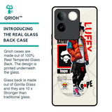 Bape Luffy Glass Case for iQOO Z7 Pro 5G