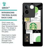 Coffee Latte Glass Case for iQOO Z7 Pro 5G