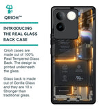 Glow Up Skeleton Glass Case for iQOO Z7 Pro 5G