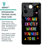 Magical Words Glass Case for iQOO Z7 Pro 5G