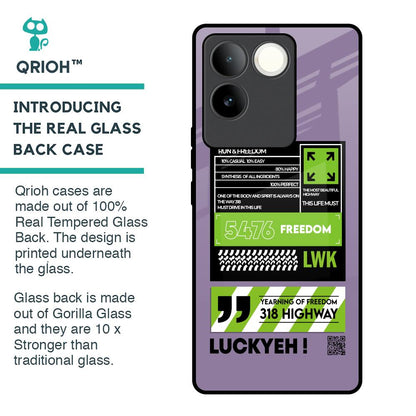 Run & Freedom Glass Case for iQOO Z7 Pro 5G