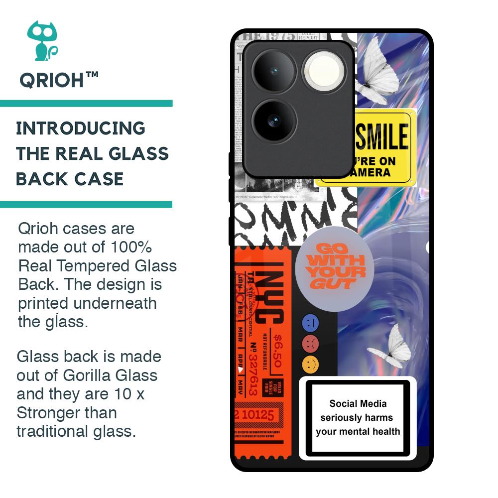Smile for Camera Glass Case for iQOO Z7 Pro 5G