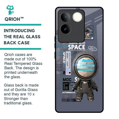 Space Travel Glass Case for iQOO Z7 Pro 5G
