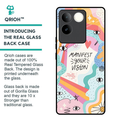 Vision Manifest Glass Case for iQOO Z7 Pro 5G