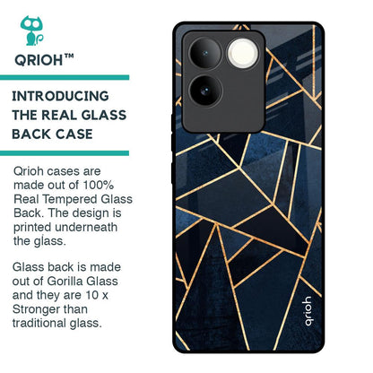 Abstract Tiles Glass Case for iQOO Z7 Pro 5G