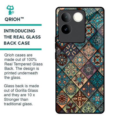 Retro Art Glass Case for iQOO Z7 Pro 5G