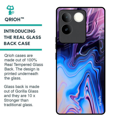 Psychic Texture Glass Case for iQOO Z7 Pro 5G