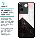 Marble Collage Art Glass Case For iQOO Z7 Pro 5G
