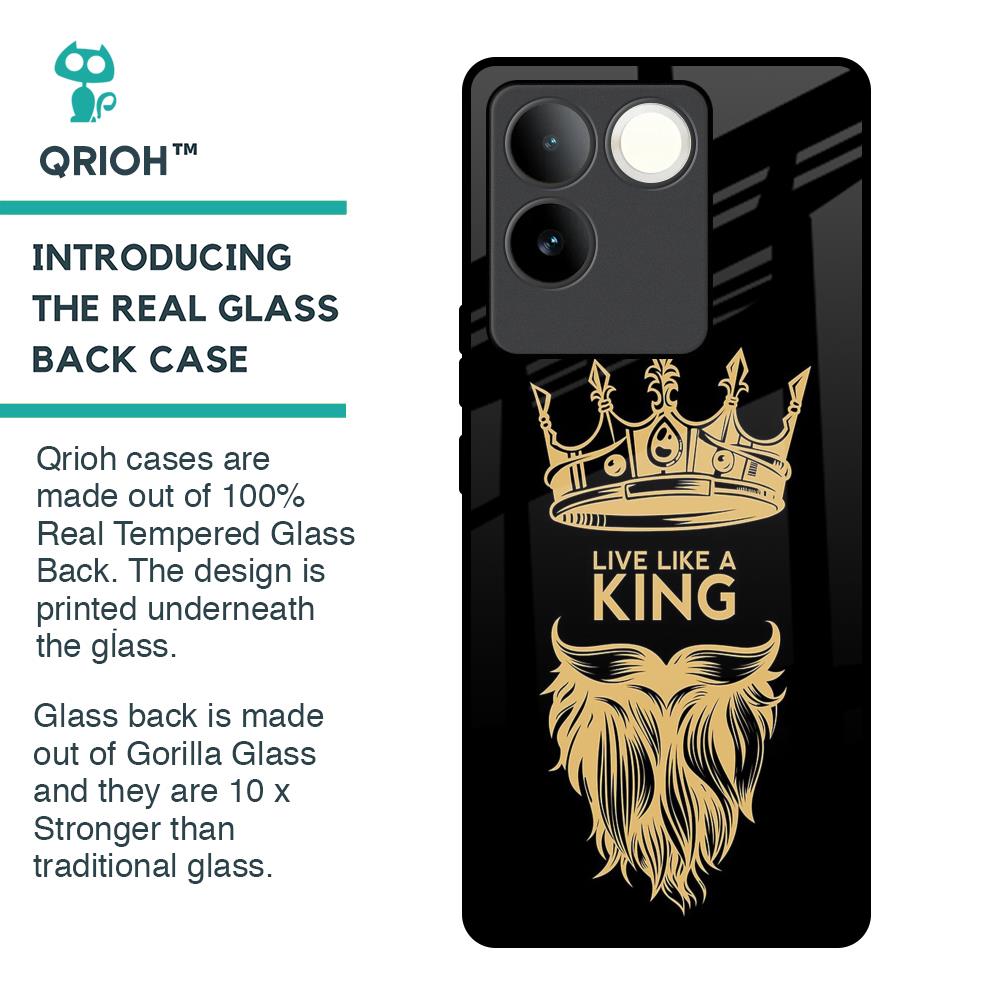 King Life Glass Case For iQOO Z7 Pro 5G