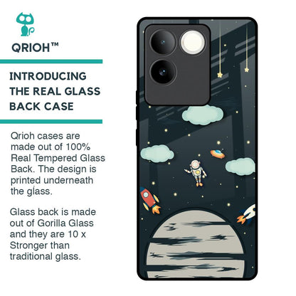 Astronaut Dream Glass Case For iQOO Z7 Pro 5G