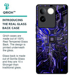 Techno Color Pattern Glass Case For iQOO Z7 Pro 5G