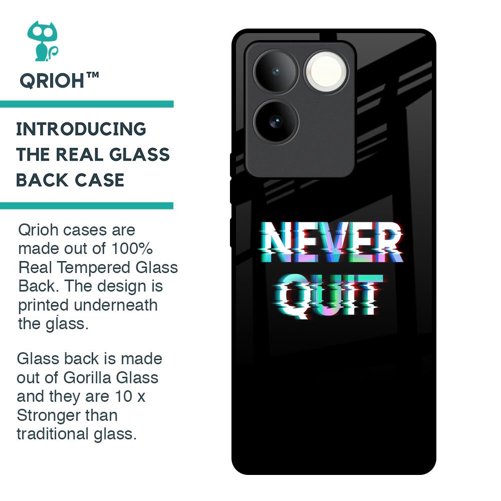 Never Quit Glass Case For iQOO Z7 Pro 5G