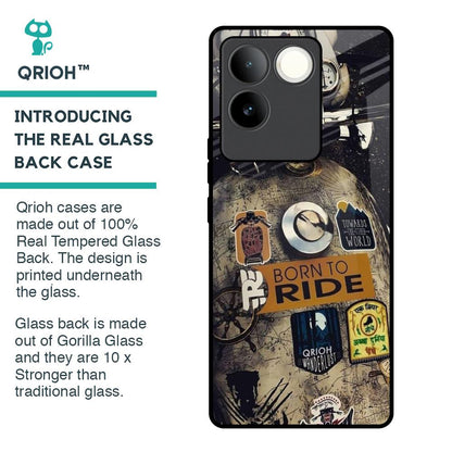Ride Mode On Glass Case for iQOO Z7 Pro 5G