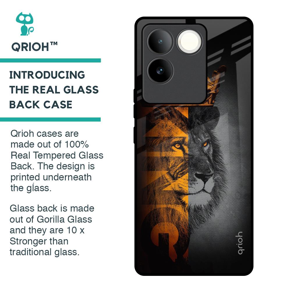 King Of Forest Glass Case for iQOO Z7 Pro 5G