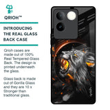 Aggressive Lion Glass Case for iQOO Z7 Pro 5G