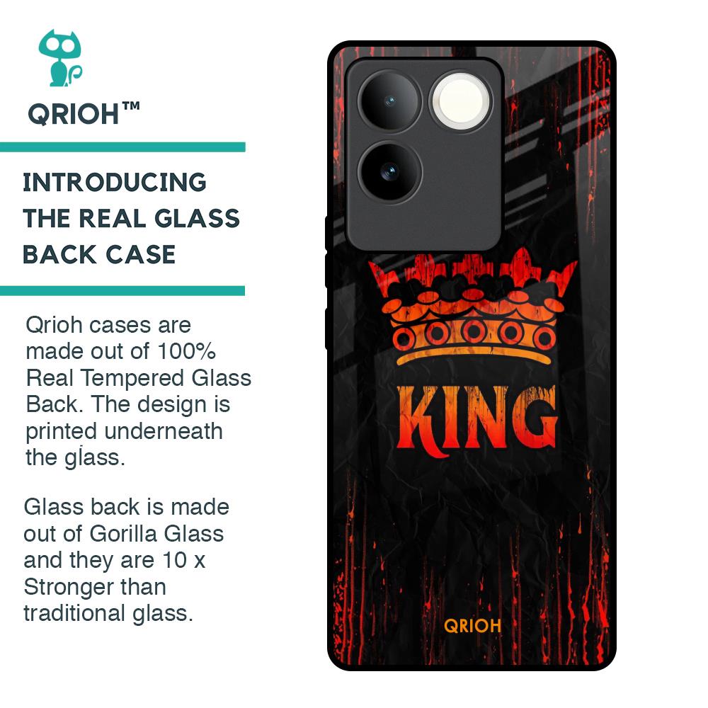 Royal King Glass Case for iQOO Z7 Pro 5G