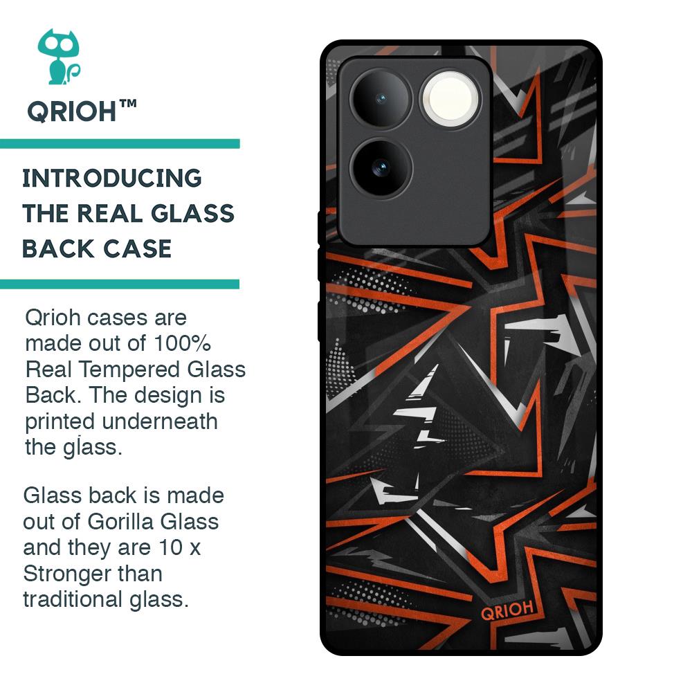 Vector Art Glass Case for iQOO Z7 Pro 5G